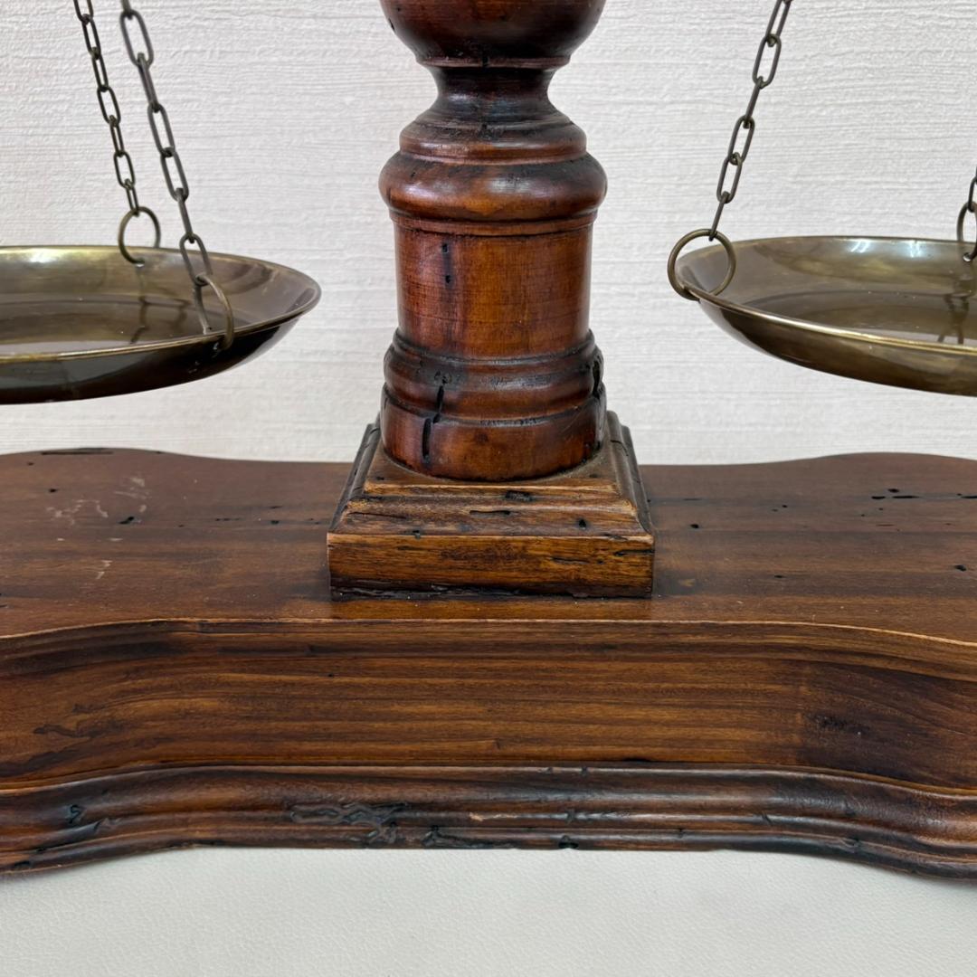 天秤 木製 ウッド アンティーク クラシック ヴィンテージ 大型 インテリア