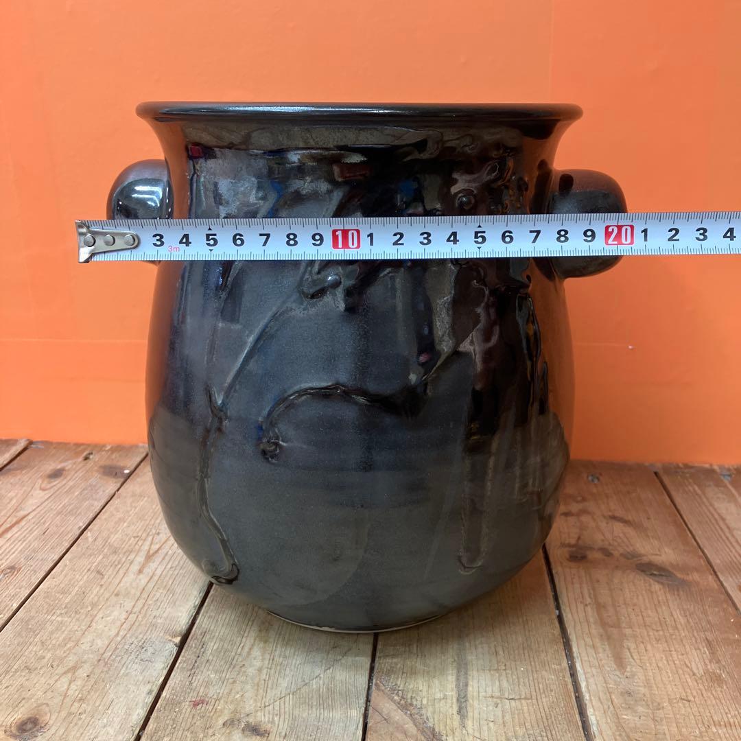 C-壁 相馬焼 大堀相馬焼 京月窯 近徳 伝統工芸 美術品 花瓶 花器 壺 陶磁