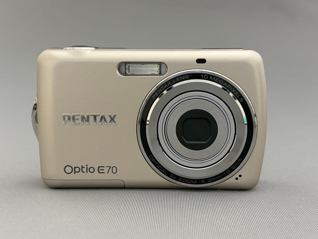 【美品】PENTAX Optio E70 コンパクトデジタルカメラ