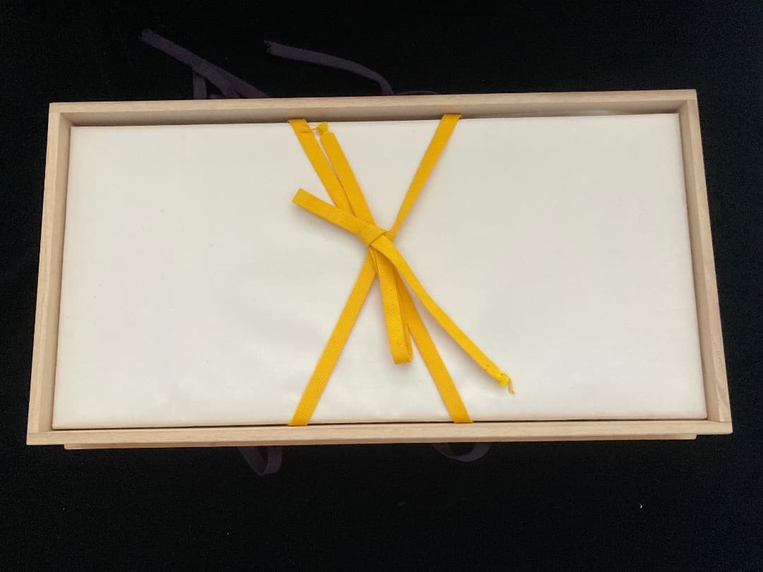 茶道具茶杓 / 即中斎自作茶杓「源氏十二月」宗哲蒔画 / 元箱付 箱書きあり