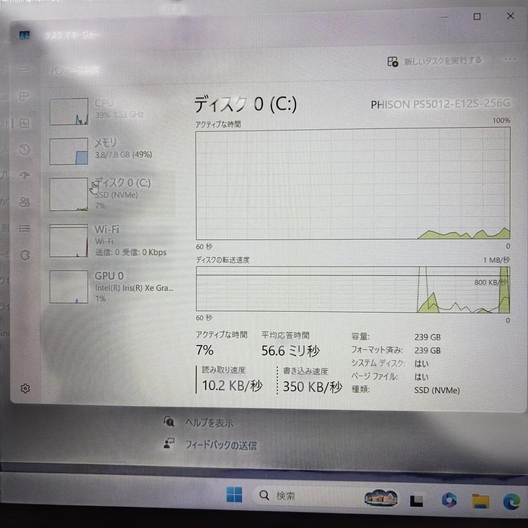 THIRDWAVE DX-T5 11世代Corei5 8GB 256GB