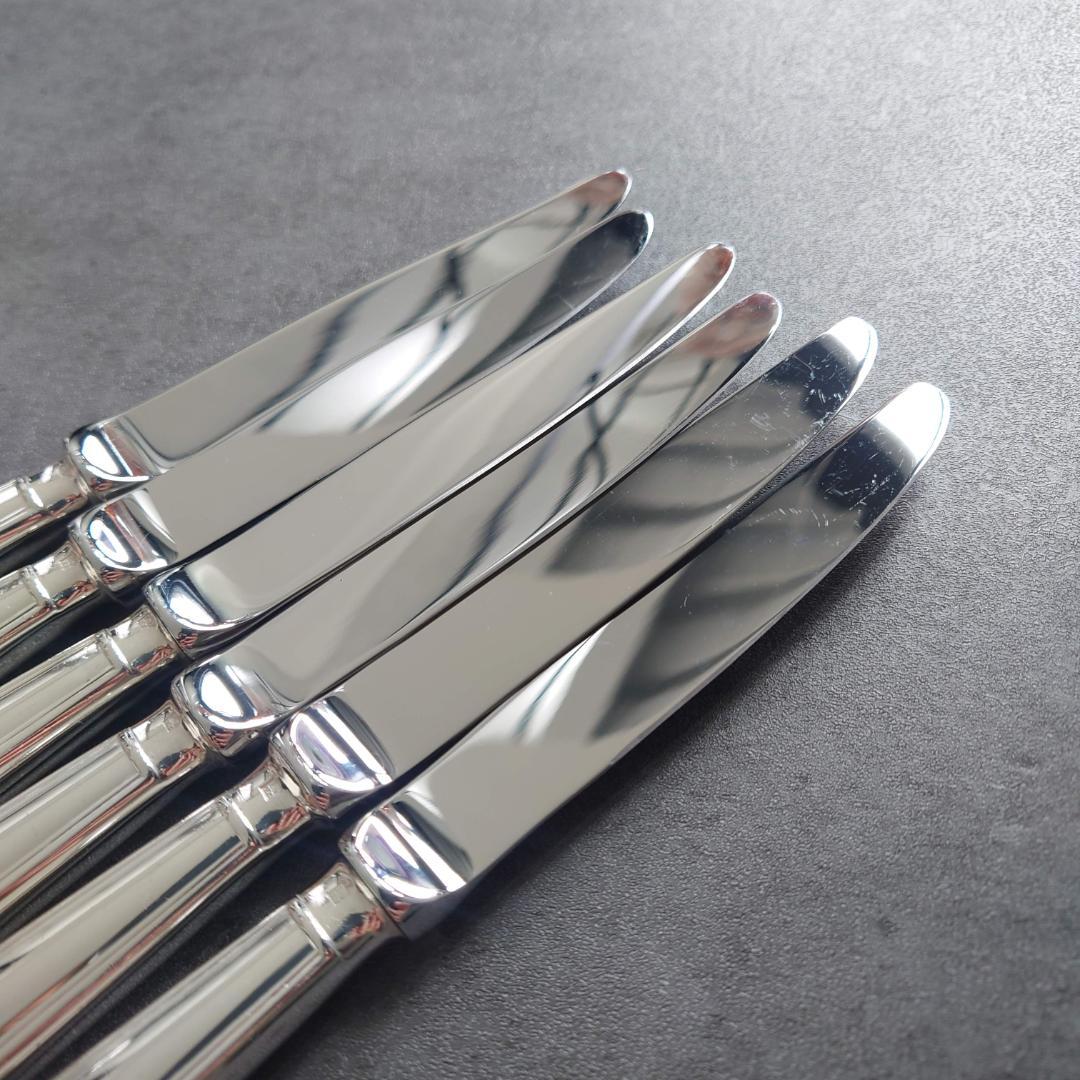 美品 クリストフル アルビ デザートナイフ 6点