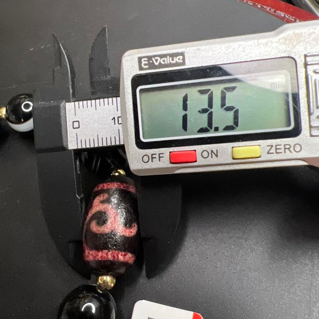 高包漿 辰砂供 グリーンタラと結晶質縞瑪瑙 線天珠 天眼石 ブレスレット