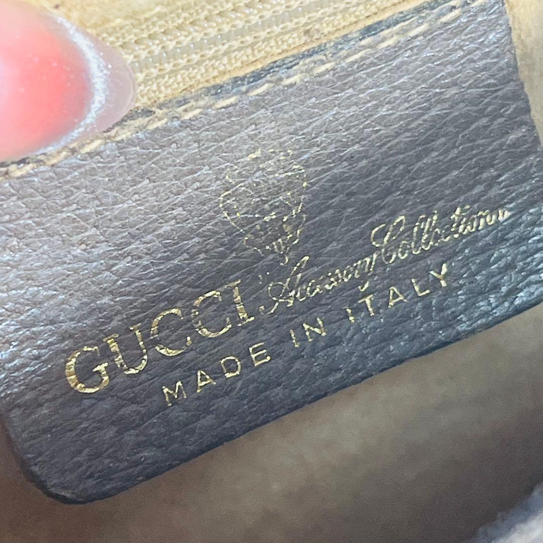 GUCCI グッチ　シェリーライン　ショルダーバッグ　PVC