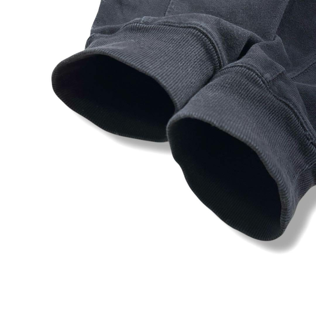 ストーンアイランド クルーネック 長袖 シャツ ワッペン ブラック黒 S