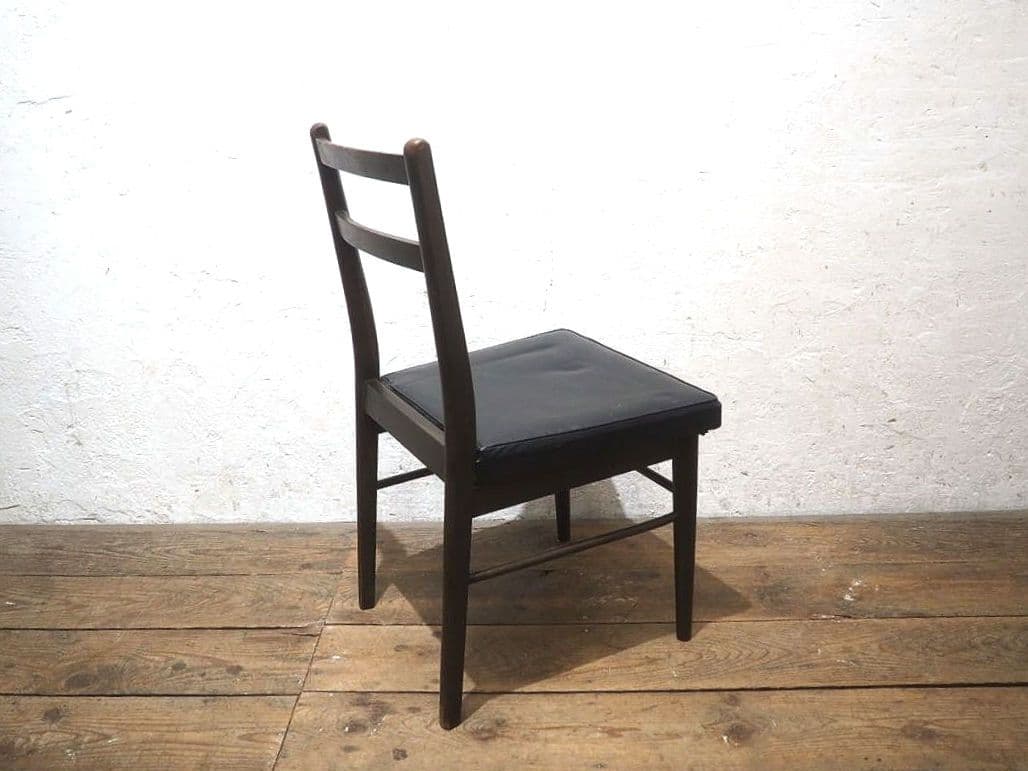 1318 ヴィンテージ　レトロモダンな木製チェア　椅子　イス　カフェ　インテリア
