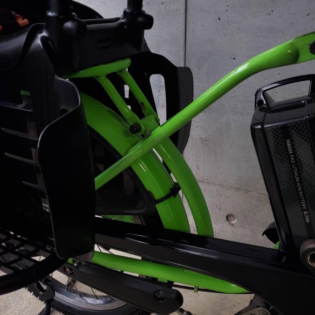 美品 送料込 大容量8.7Ah YAMAHAパスバビー 子供乗せ電動自転車