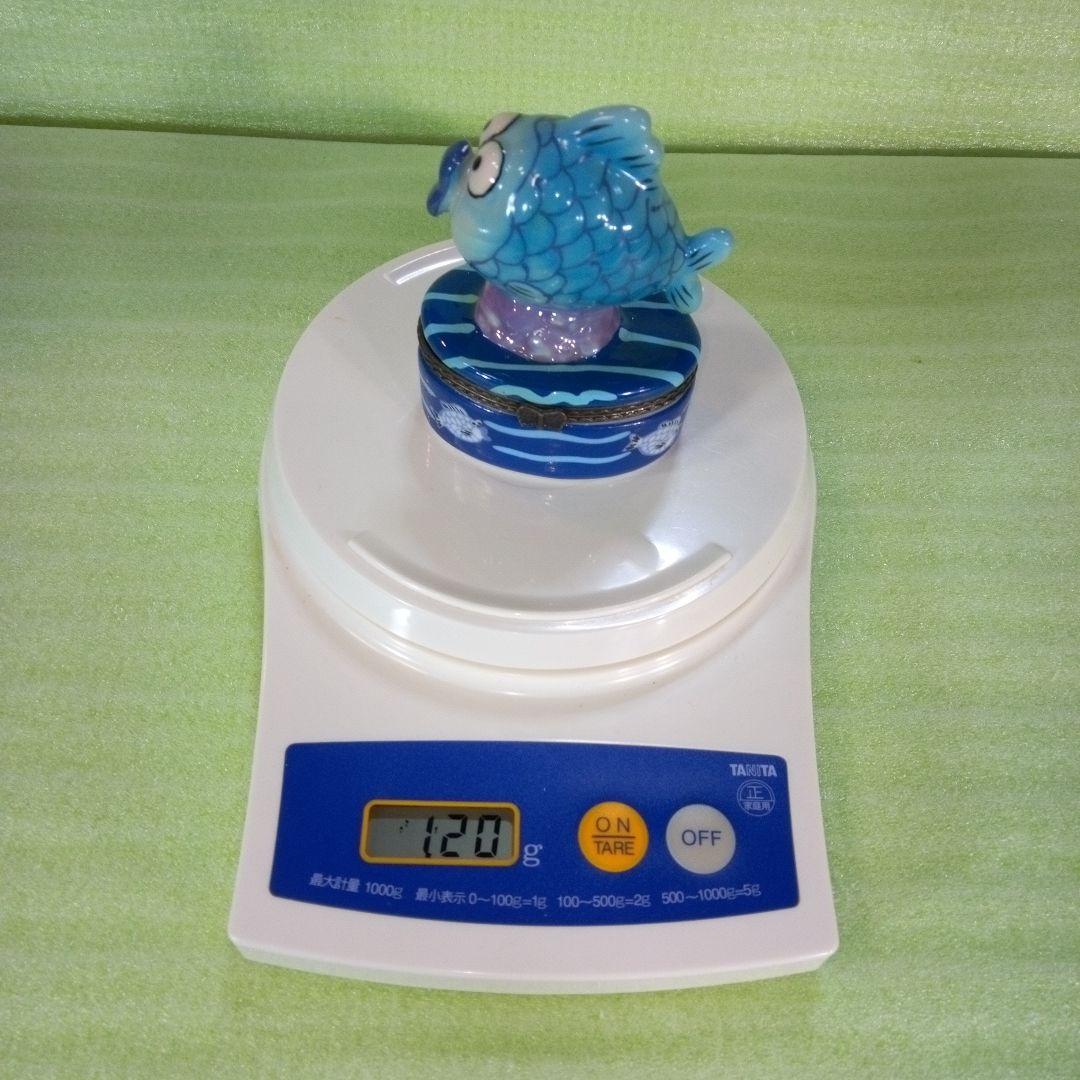 陶器製と思われる魚型の小物入れ　flyingtiger　フィギュア　置物　レア