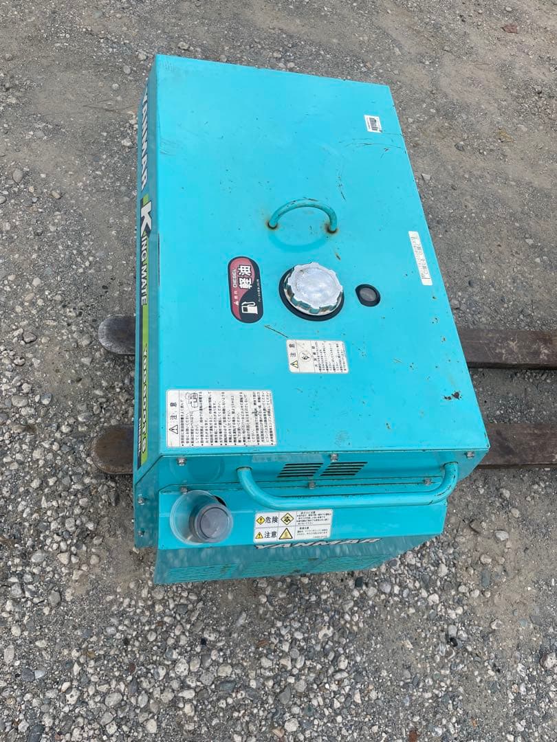 ヤンマー　ディーゼル　200V 発電機　実働10H YDG600TS-6E