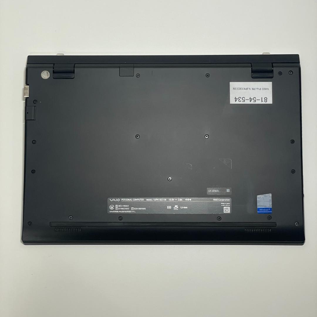 第10世代i5 VAIO Pro PK ノートPC win11 SSD 薄型軽量