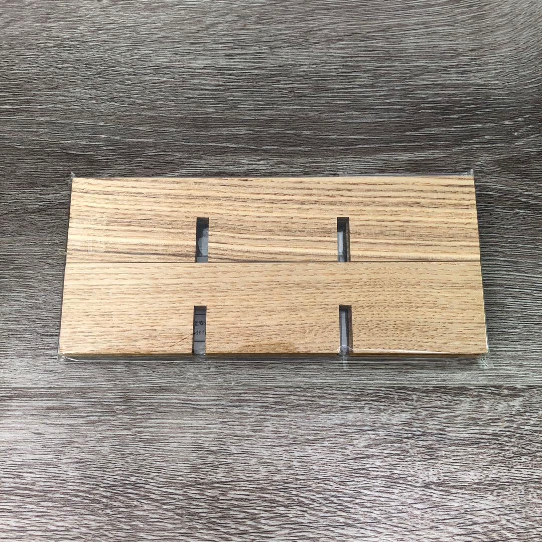 松屋漆器店 重箱 白木塗タモ6.0 二段 6寸 内朱 日本製 匿名配送