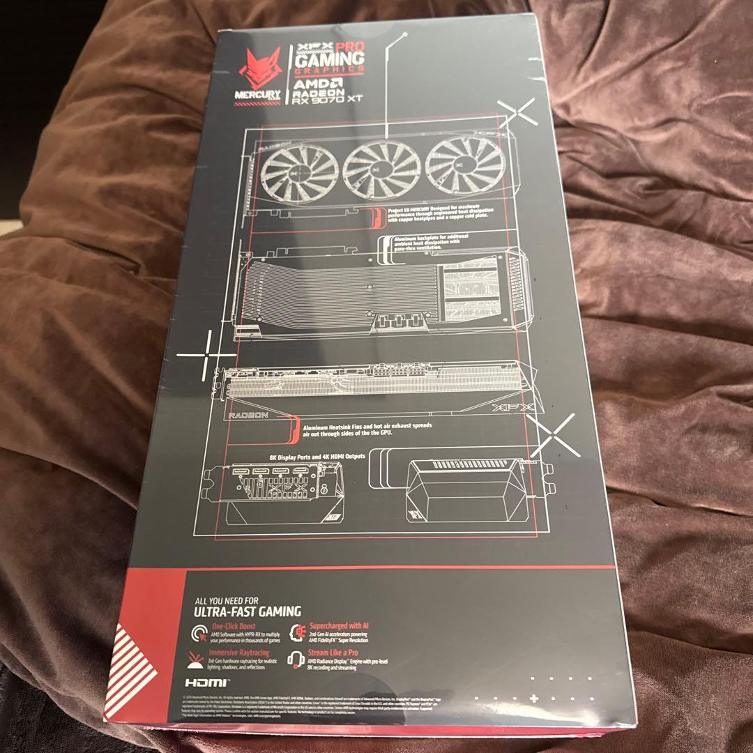 グラフィックボード・グラボ・ビデオカード XFX Radeon RX 9070 XT OC edition