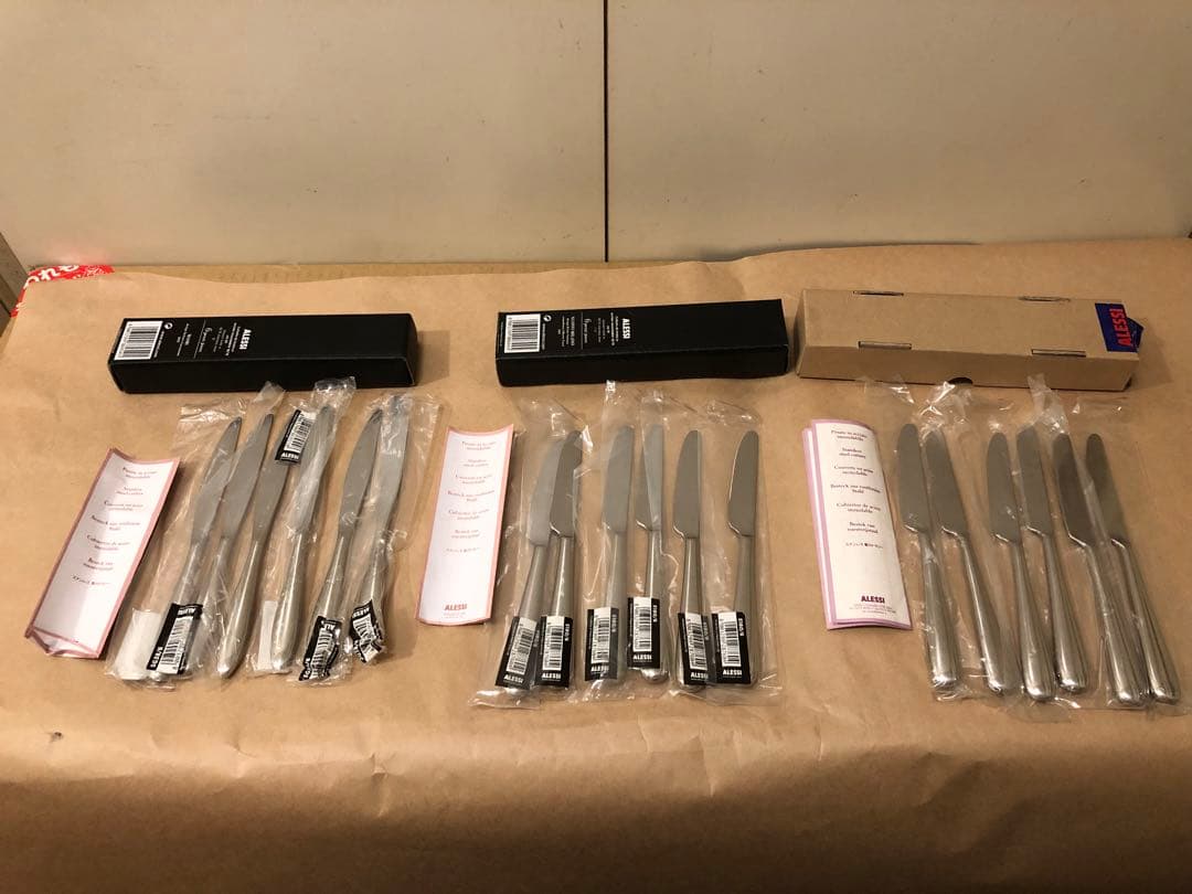 未使用　ALESSI アレッシィ　ナイフ18本セット　④ カトラリー