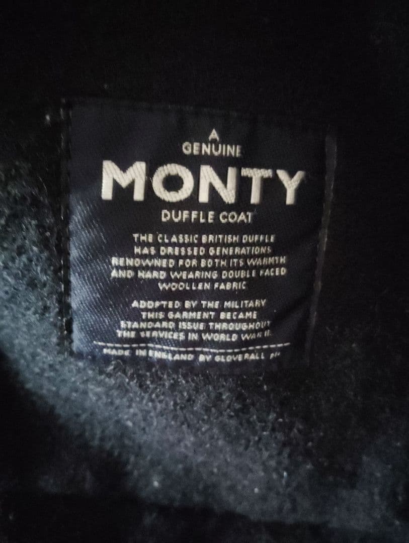 Gloverall MONTY (英国製XSサイズ　Mサイズ相当)　ネイビー