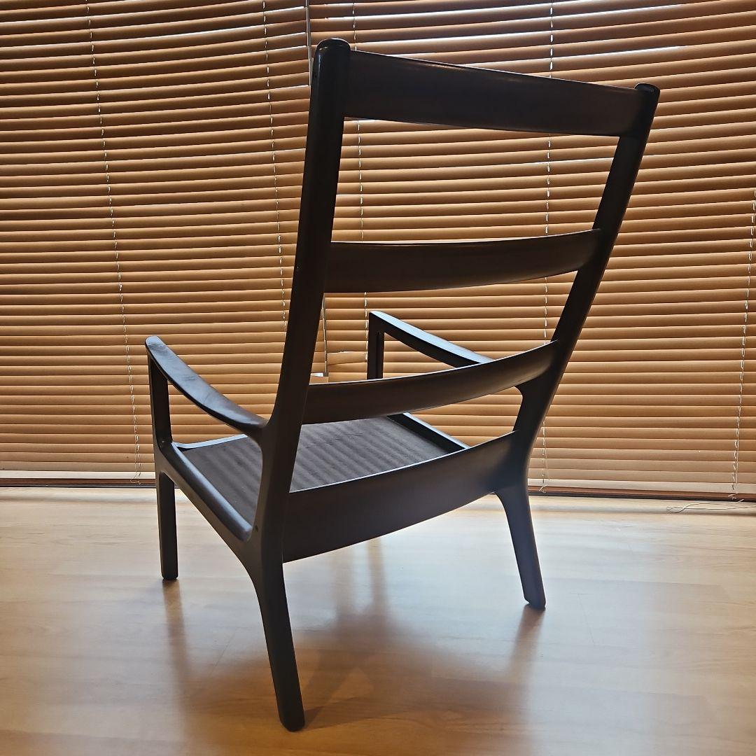 オーレヴァンシャー シングルハイバックチェア ローズウッド材 北欧ビンテージ