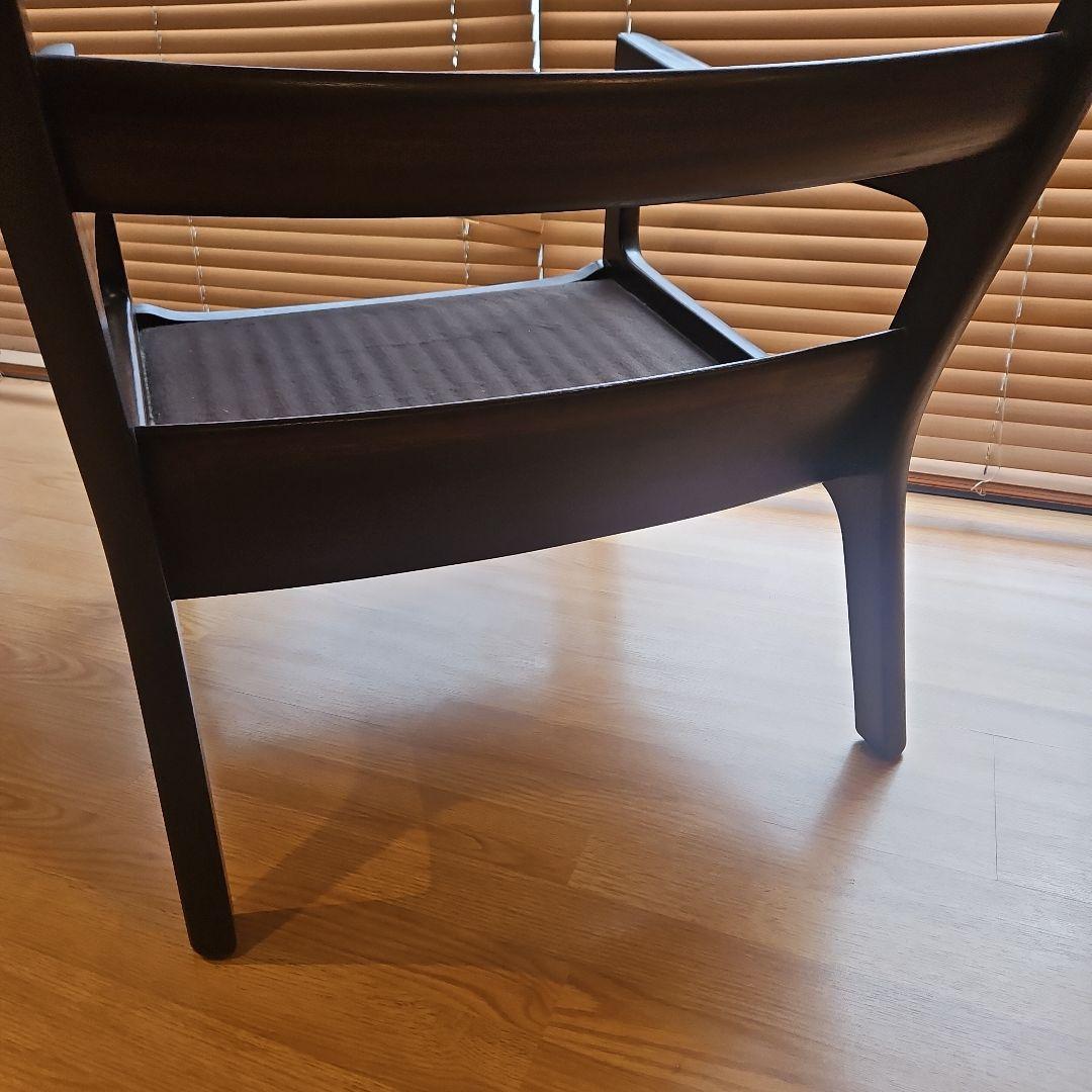 オーレヴァンシャー シングルハイバックチェア ローズウッド材 北欧ビンテージ