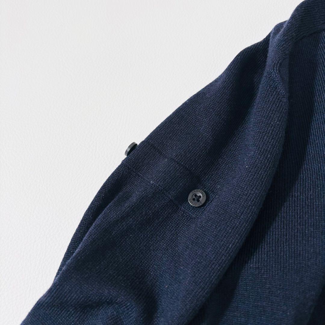 913【訳あり美品✨ ブリーフィング エクストラファインメリノクルーネックニット