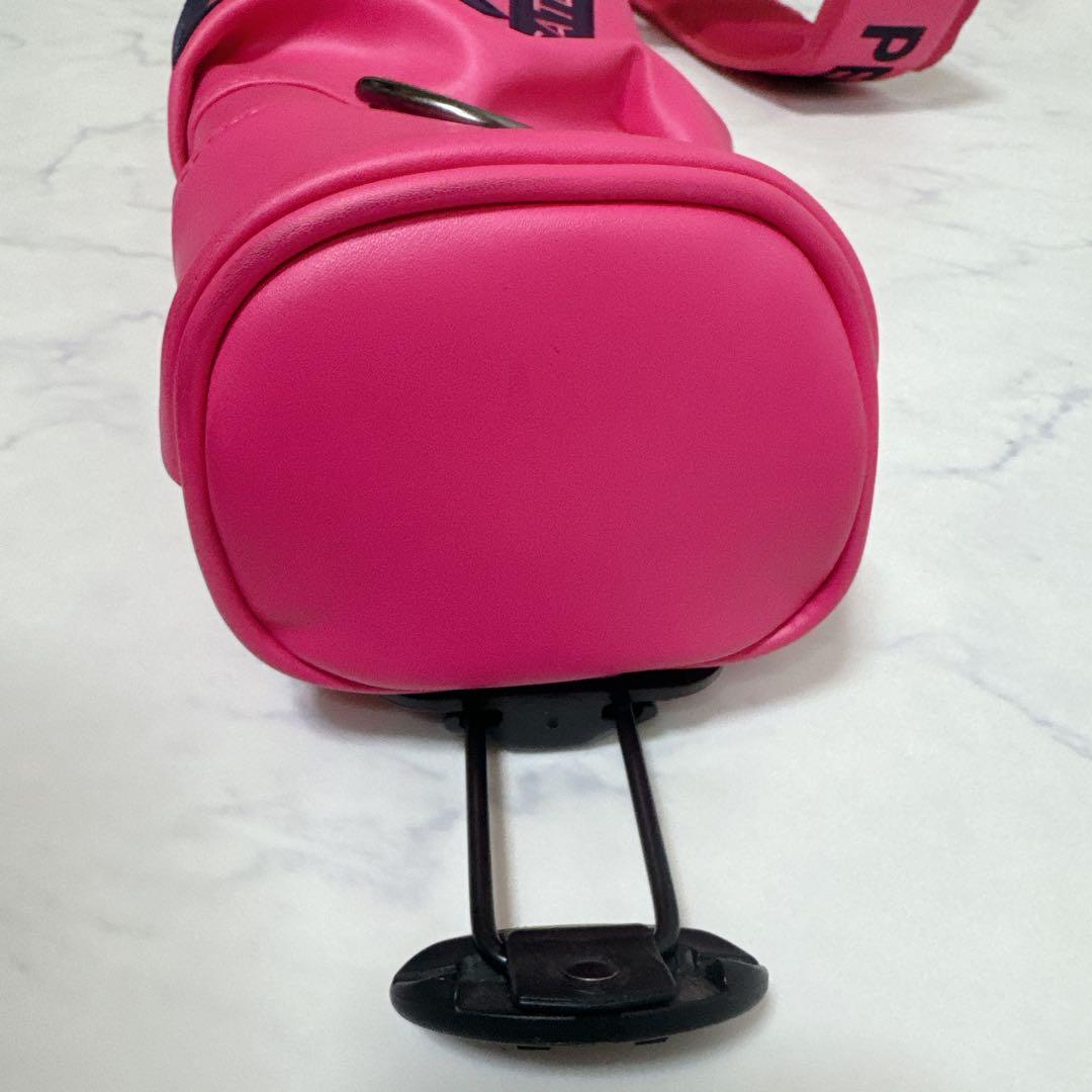 ✨美品✨PEARLY GATES ロゴ　スマイルワッペンセルフスタンドバッグ