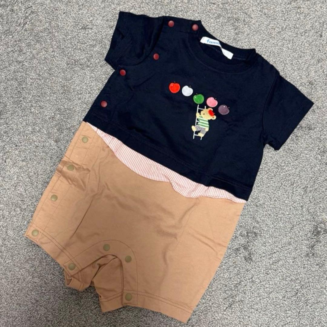 ファミリア　襟付きロンパース　70　2点セット