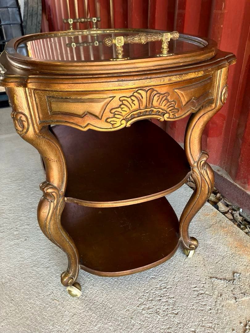 レア　ヴィンテージ　クラシカルワゴン　トレイ付き