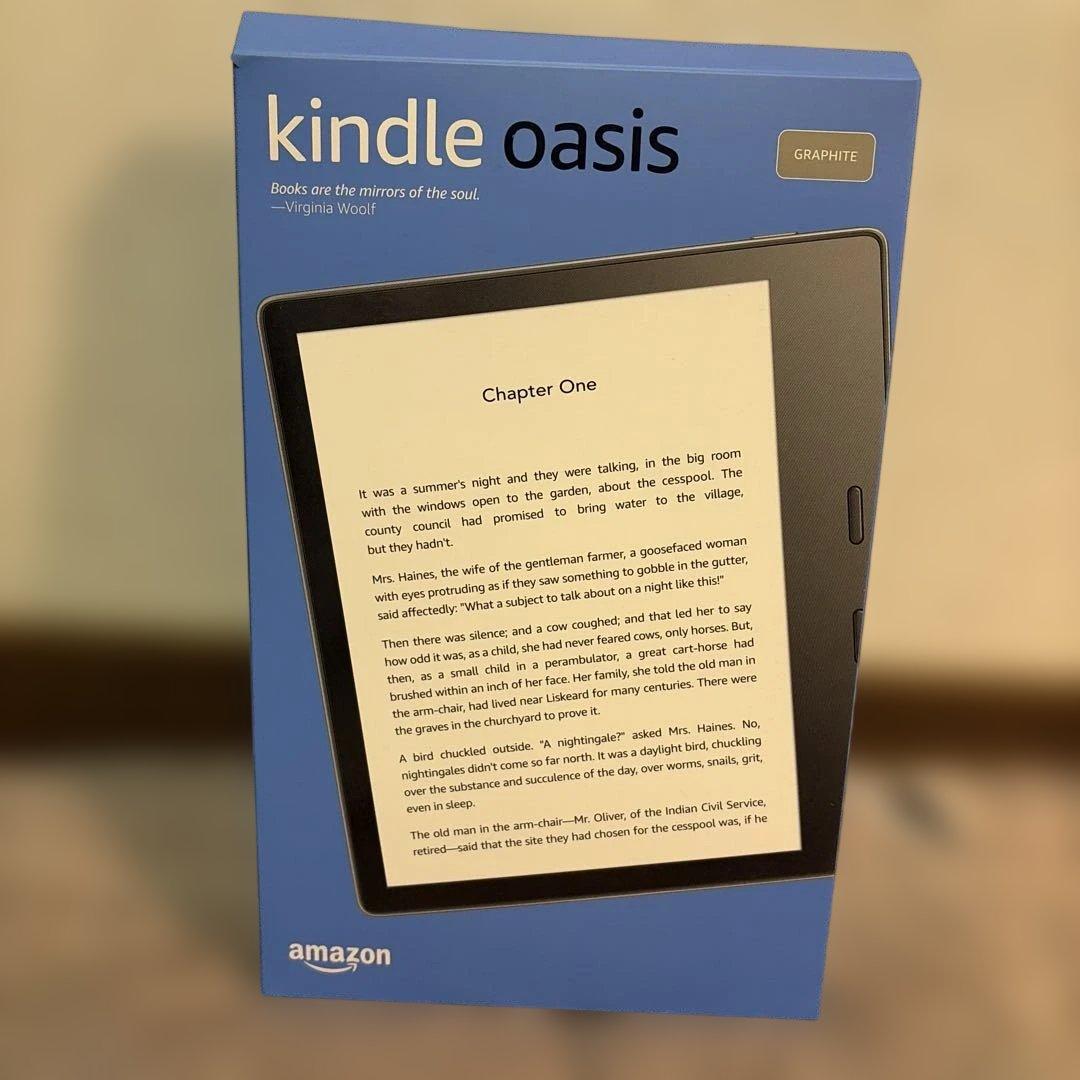 Amazon Kindle Oasis 本体 第10世代 32GB カバー付き