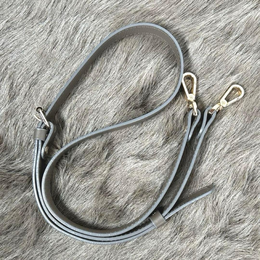 ラシット　RUSSET レザーショルダーバッグ　グレージュ　2way K1447