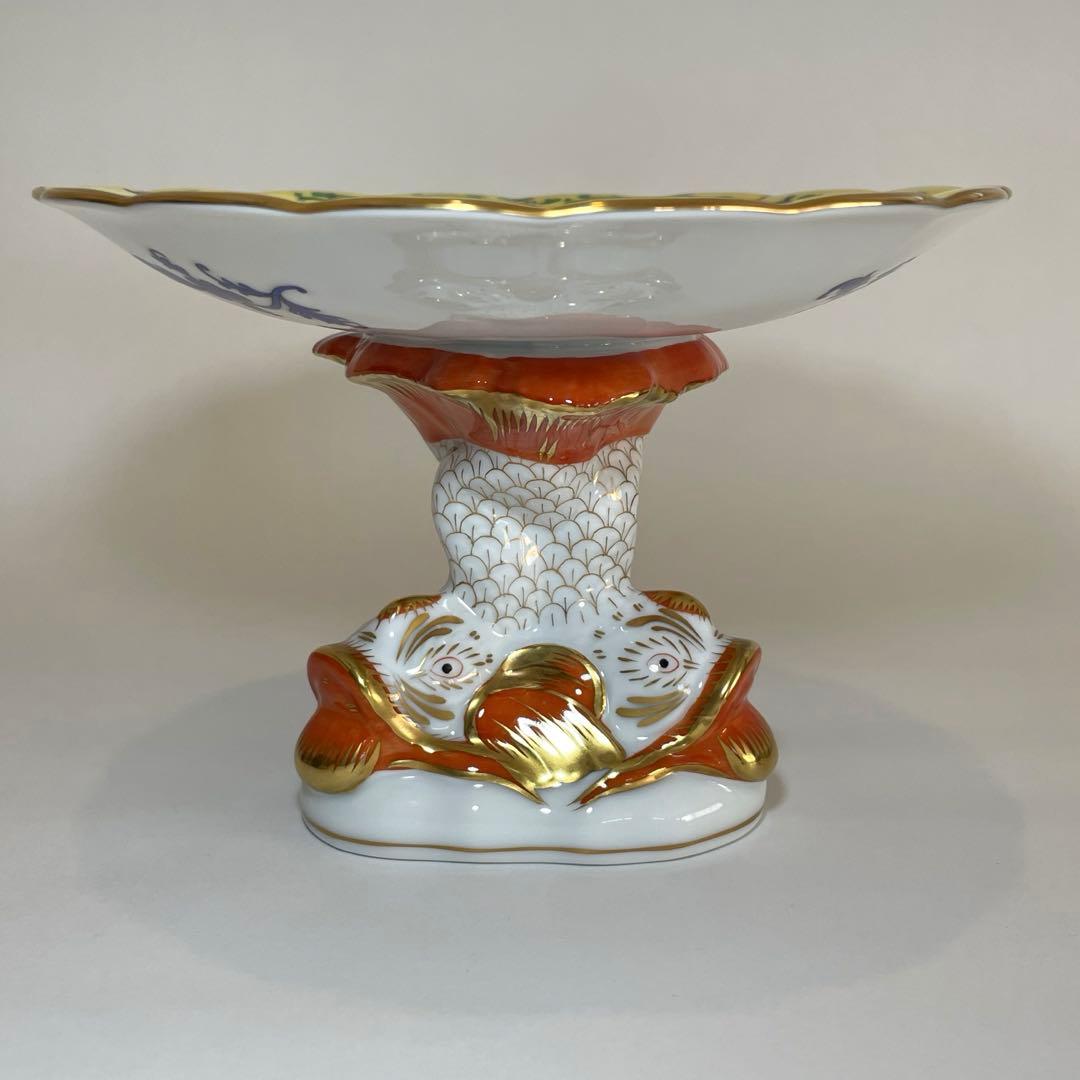 @くまくま【HEREND】ヘレンド　西安の黄　ドルフィン　コンポート