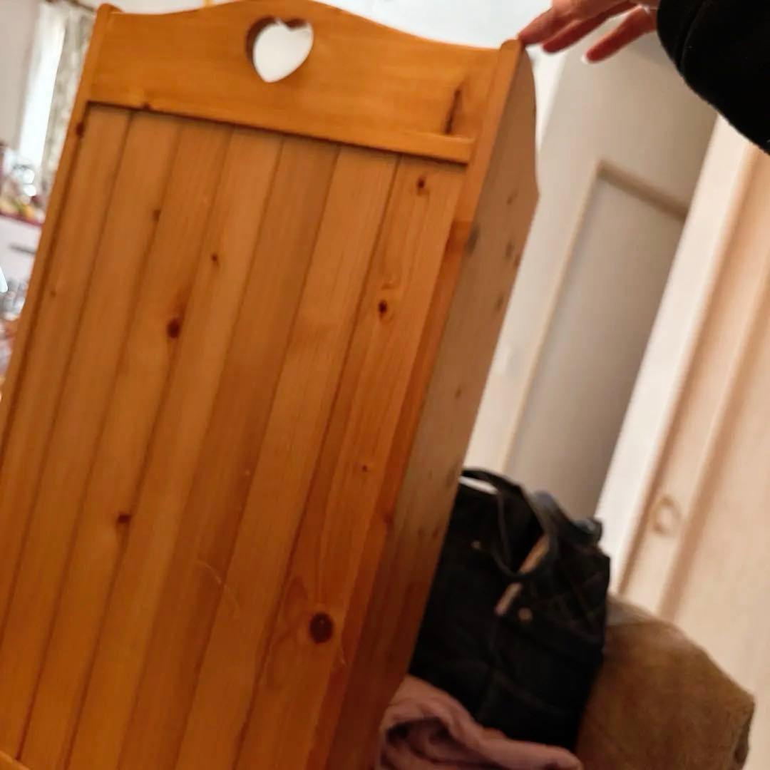 アンティーク　木製ガラス扉キャビネット 2段棚