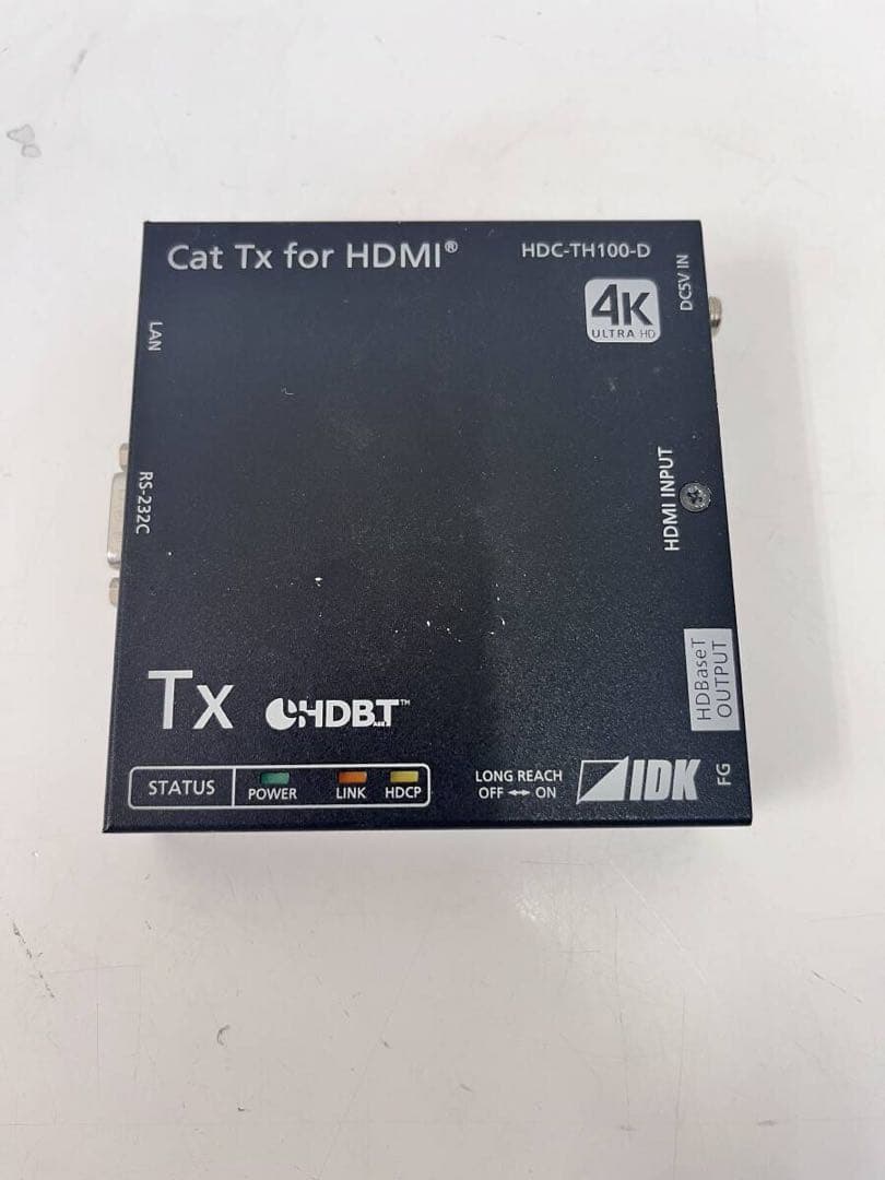 IDK HDC-TH100-D 4K@60対応 HDBaseT送信器　2個セット