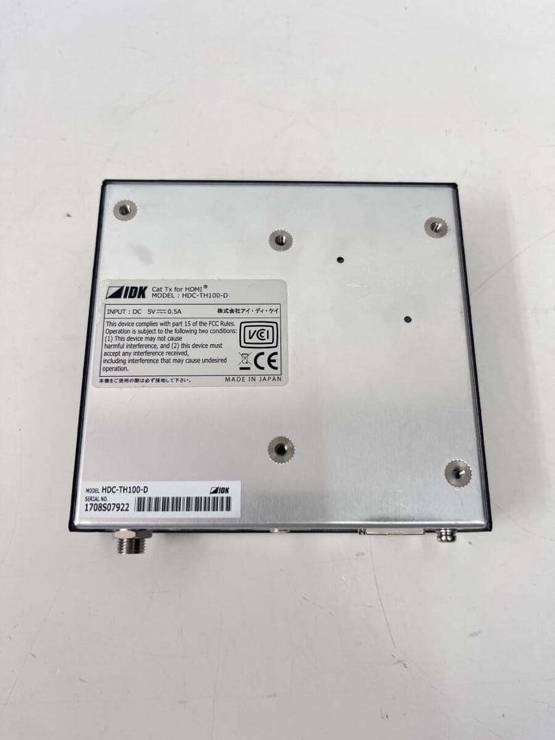 IDK HDC-TH100-D 4K@60対応 HDBaseT送信器　2個セット