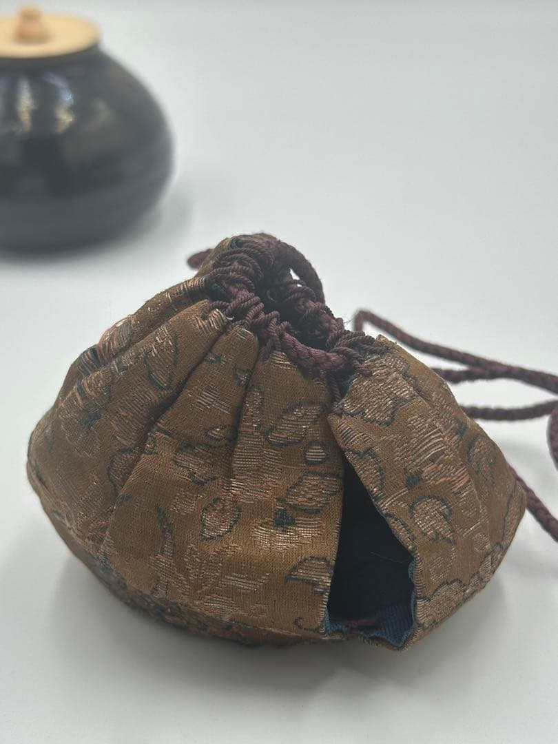 裏千家家元　円能斎書付　古瀬戸茶入　銘　如法