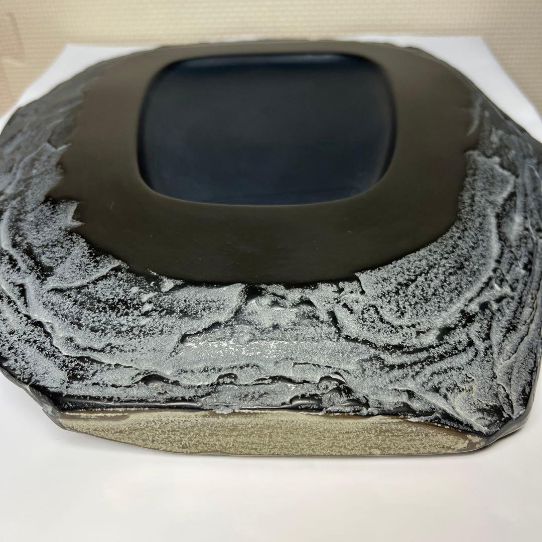 ⭕️デカイ　長崎県対馬　希少　超大型若田硯　年輪様な石紋綺麗　5kg超え　椿竜山
