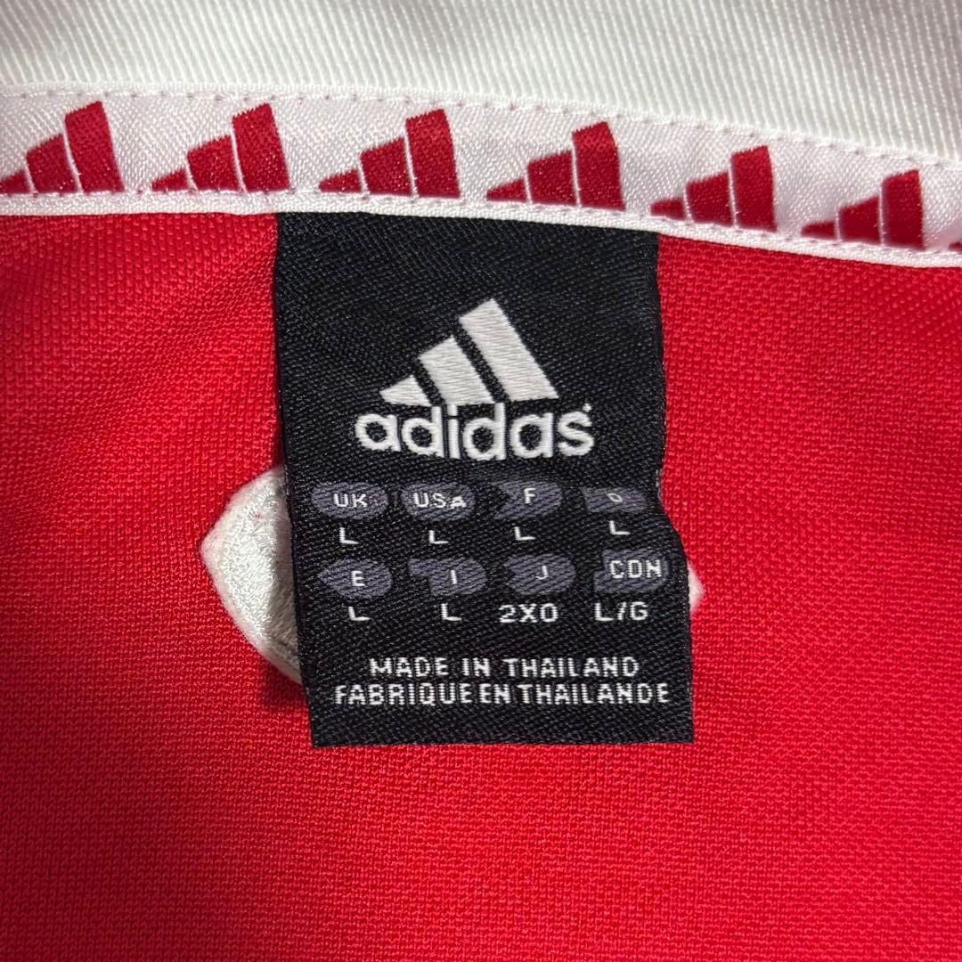 00s古着　アディダス　ブリティッシュ＆アイリッシュ・ライオンズ　ラガーシャツ