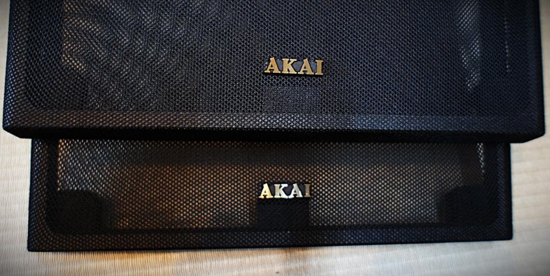 【超美品】希少逸品AKAIアカイ スピーカー AE-75メンテ済ブラックリモデル