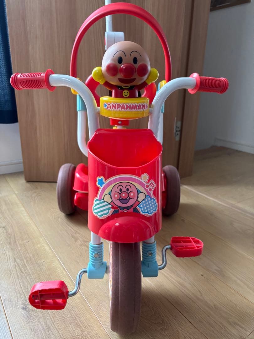 折りたたみ三輪車 アンパンマン オールインワン