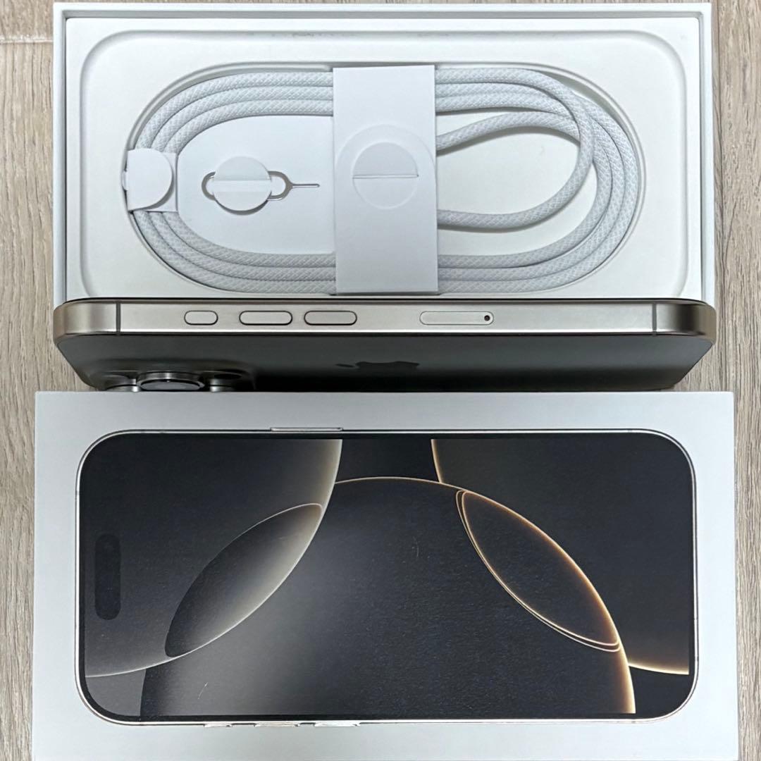 バッテリー容量100%、iPhone16Pro 256GB SIMフリー 本体
