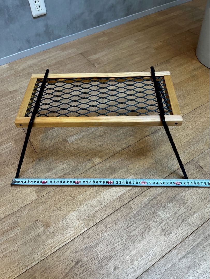 コンパクトメッシュアウトドアテーブル