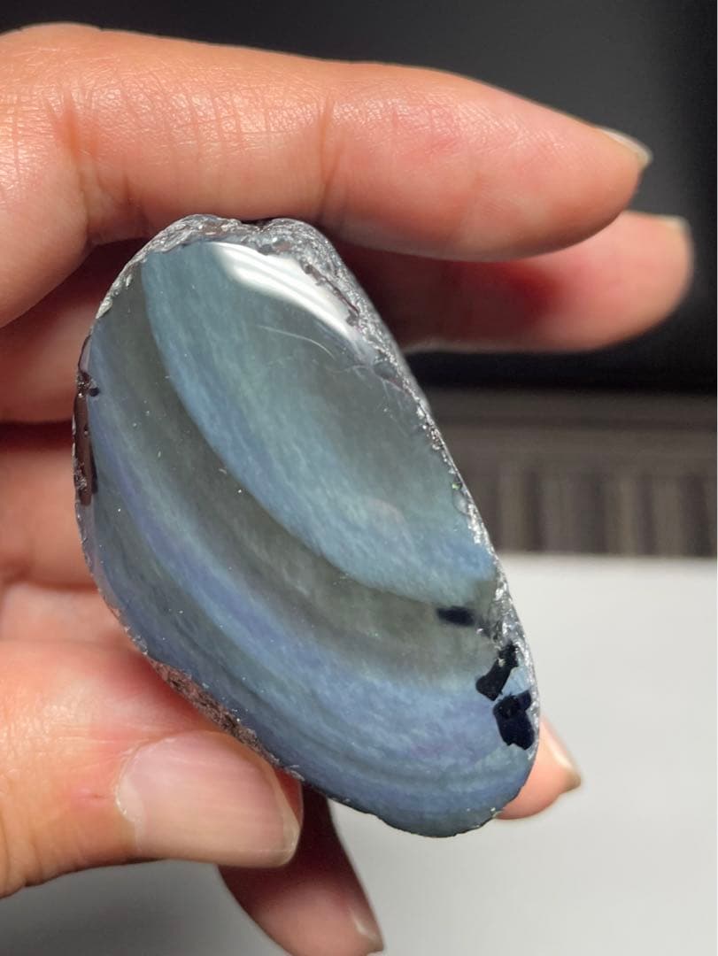 研磨品　十勝石玲瓏5ヶセット　サイズ小さめ、透明度抜群