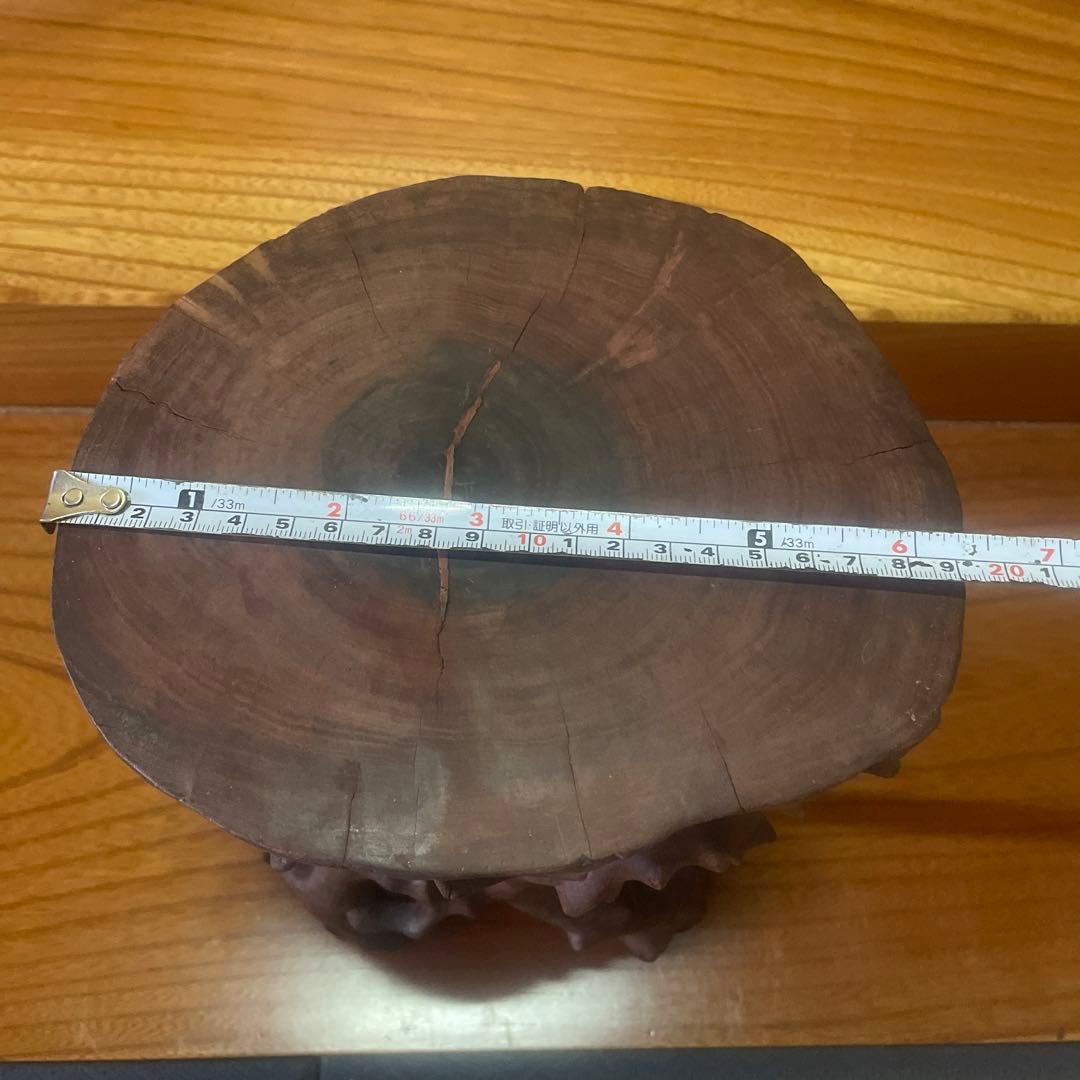 中国古玩 唐木 根台 根卓天然彫 花台 香炉台 盆栽台