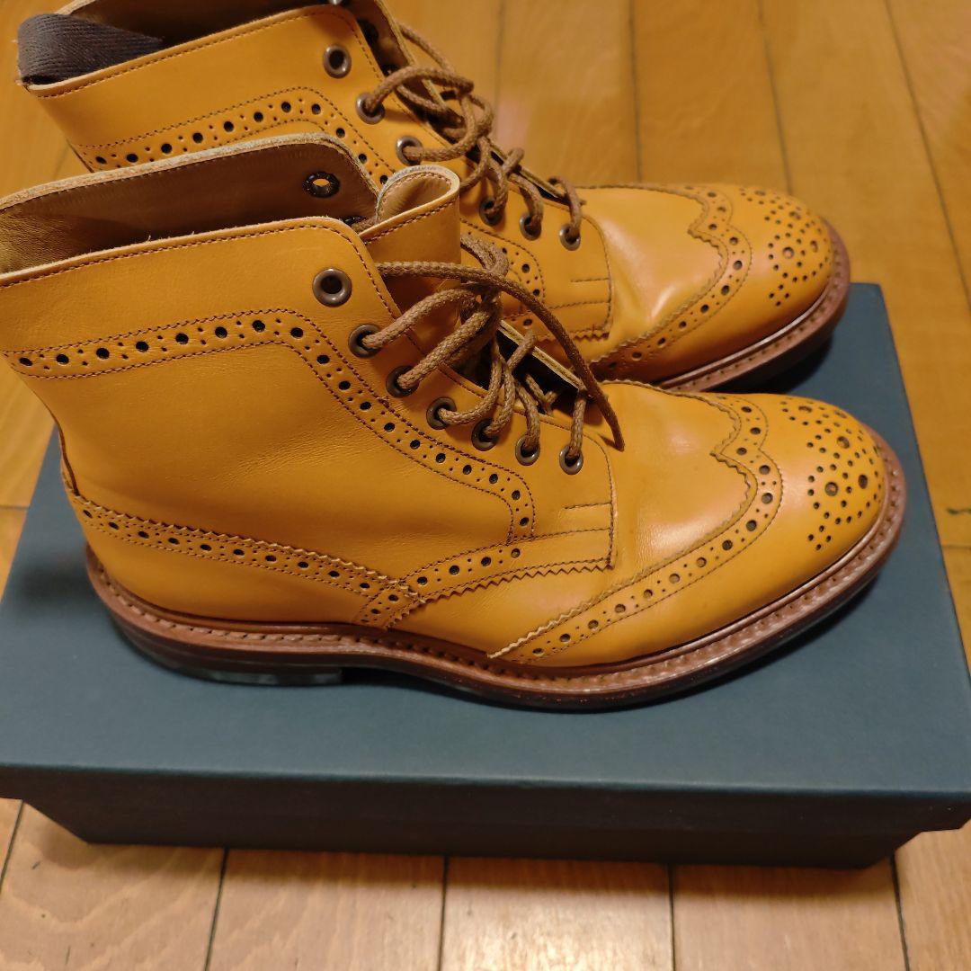 Trickers　ウイングチップ　ブーツ
