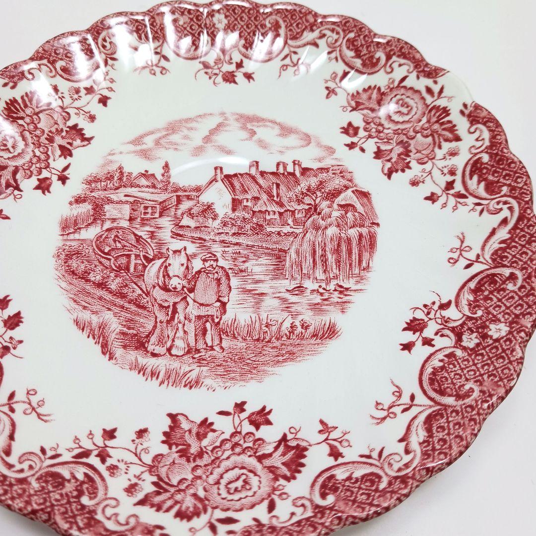 Y3332-16 ジョンソンブラザーズ カントリーライフ 皿 4枚セット　QQQ