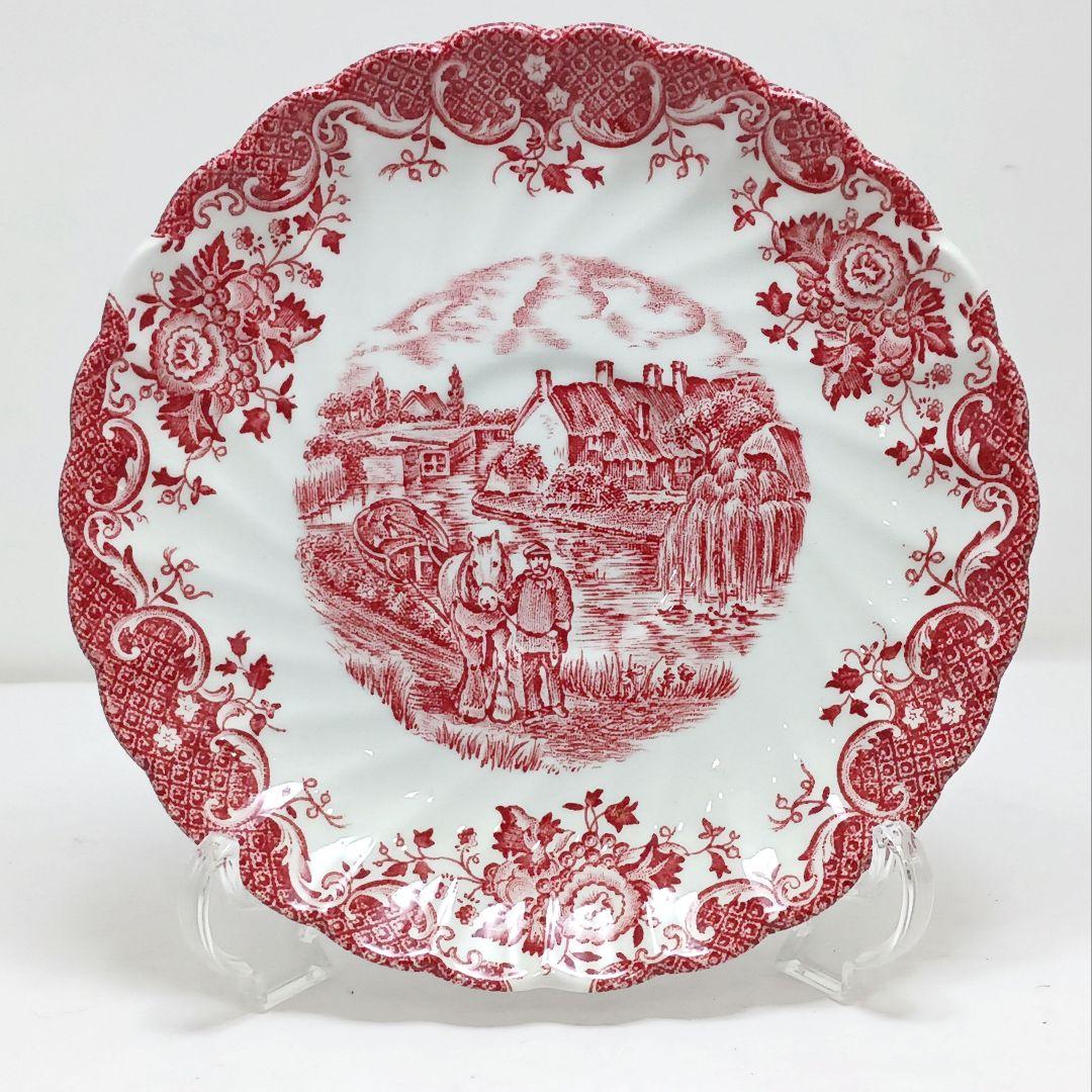 Y3332-16 ジョンソンブラザーズ カントリーライフ 皿 4枚セット　QQQ