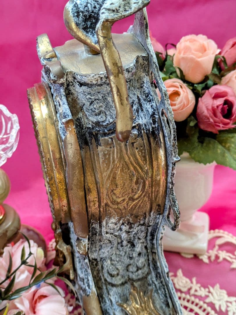 お値下げ✢スペイン製✢ヴィンテージ天使の置時計✢動作確認済