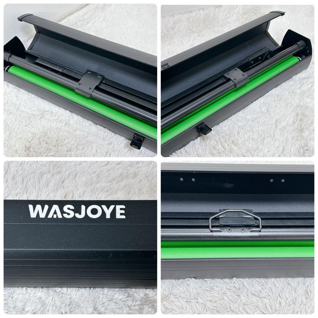 WASJOYE 背景布 クロマキー 撮影用 グリーンバック 自立型 スクリーン