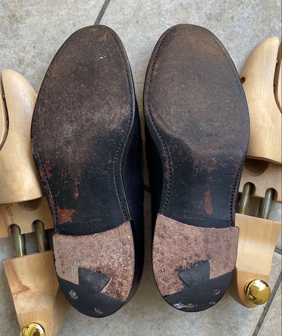 【わたち。】Alden 660 Black Tassle Loafers