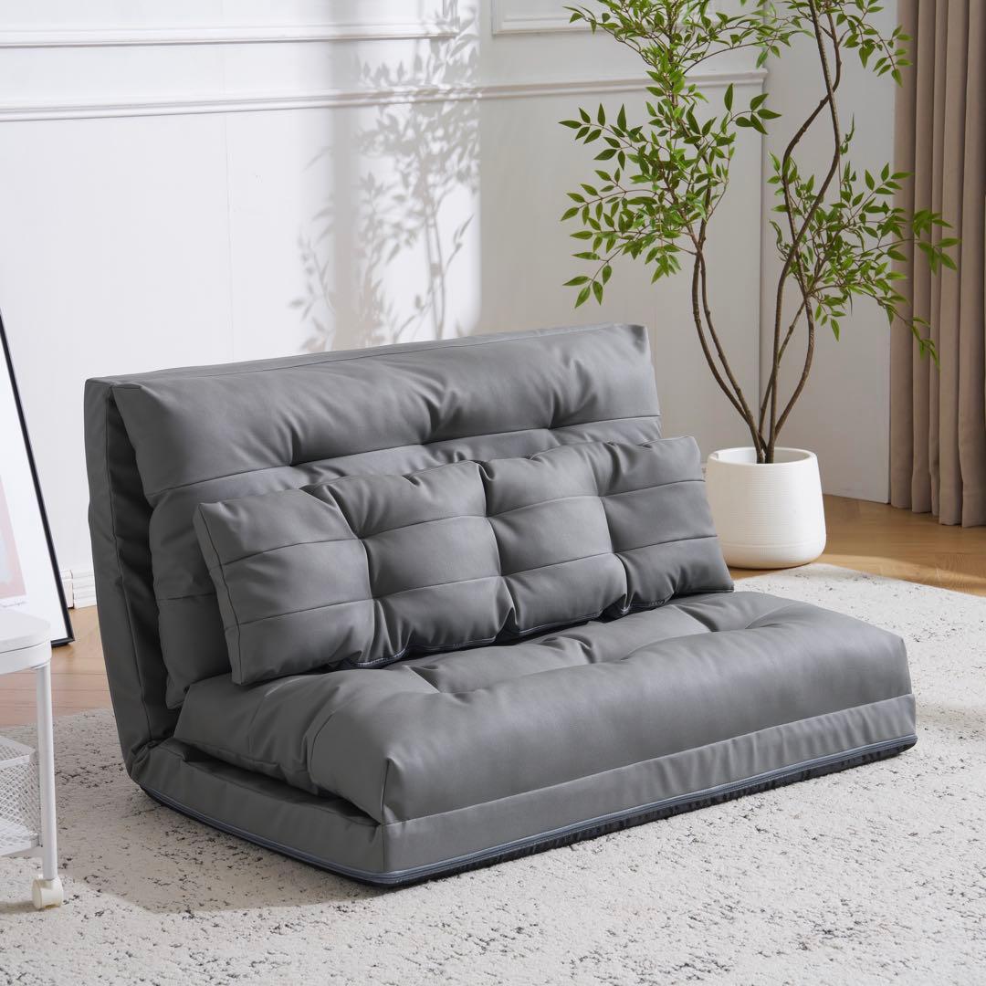 【新品】3WAY折りたたみ2人用ソファベッド コンパクト省スペース