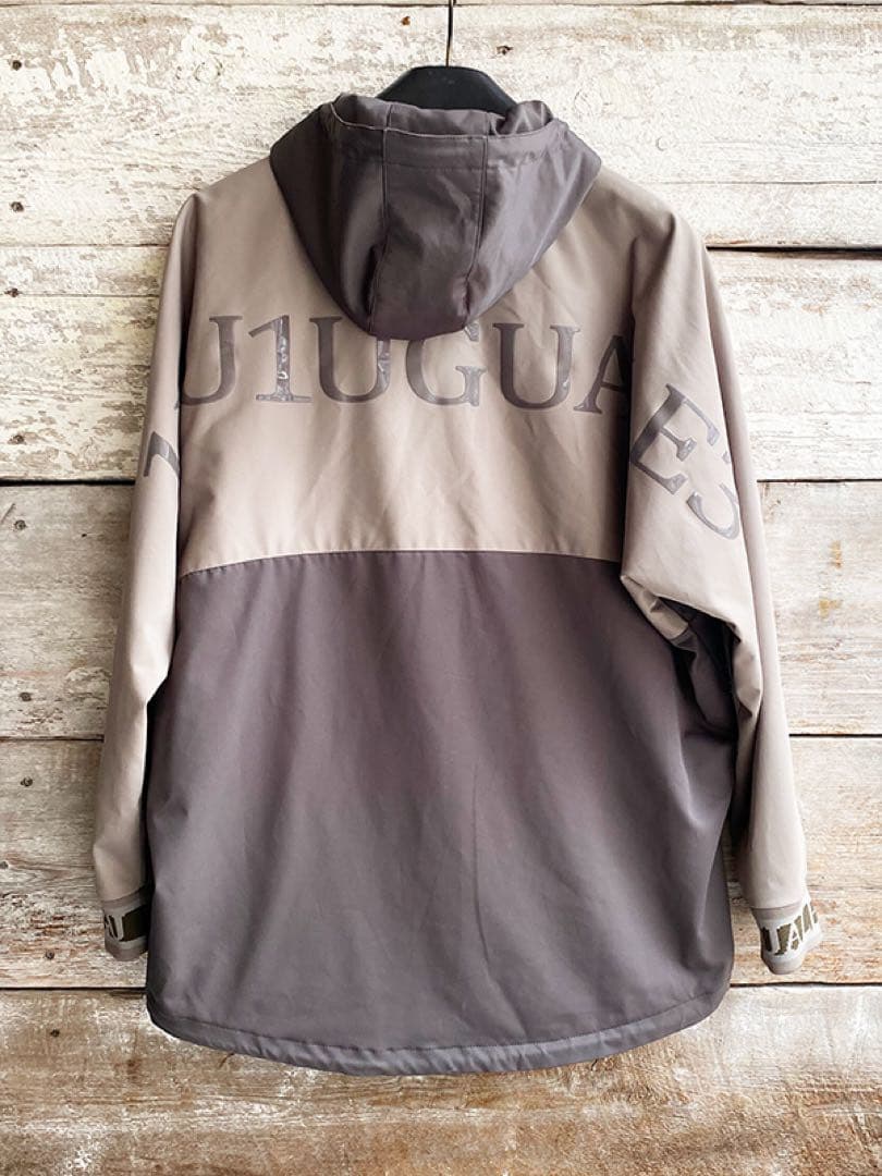 1PIU1UGUALE3 グレー ナイロンジャケット