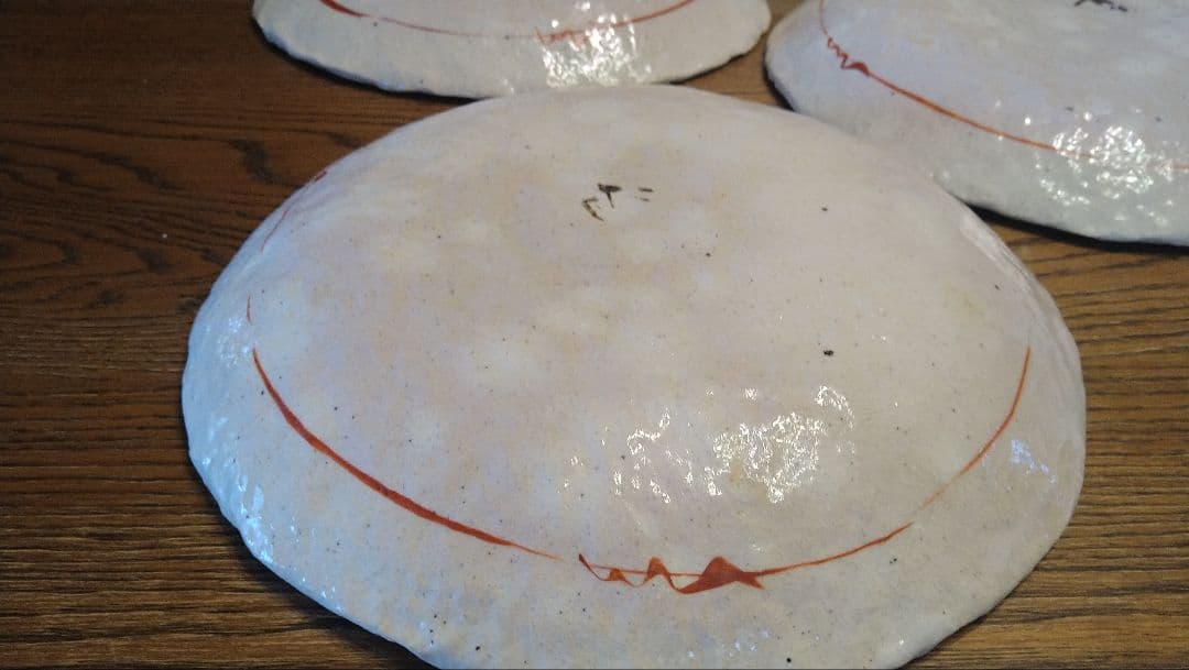 黒岩卓実氏 作 大皿(未使用）５枚セット