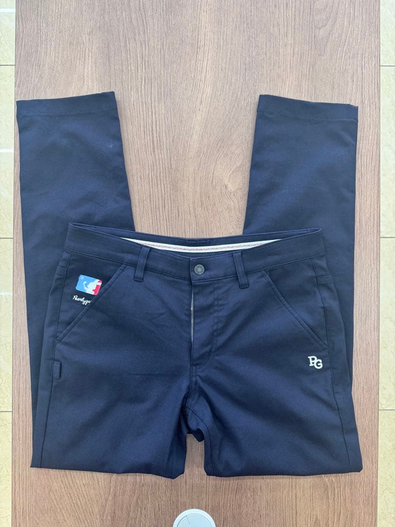 PEARLY GATES ストレッチドビーツイルパンツ ネイビー（4）【中古】