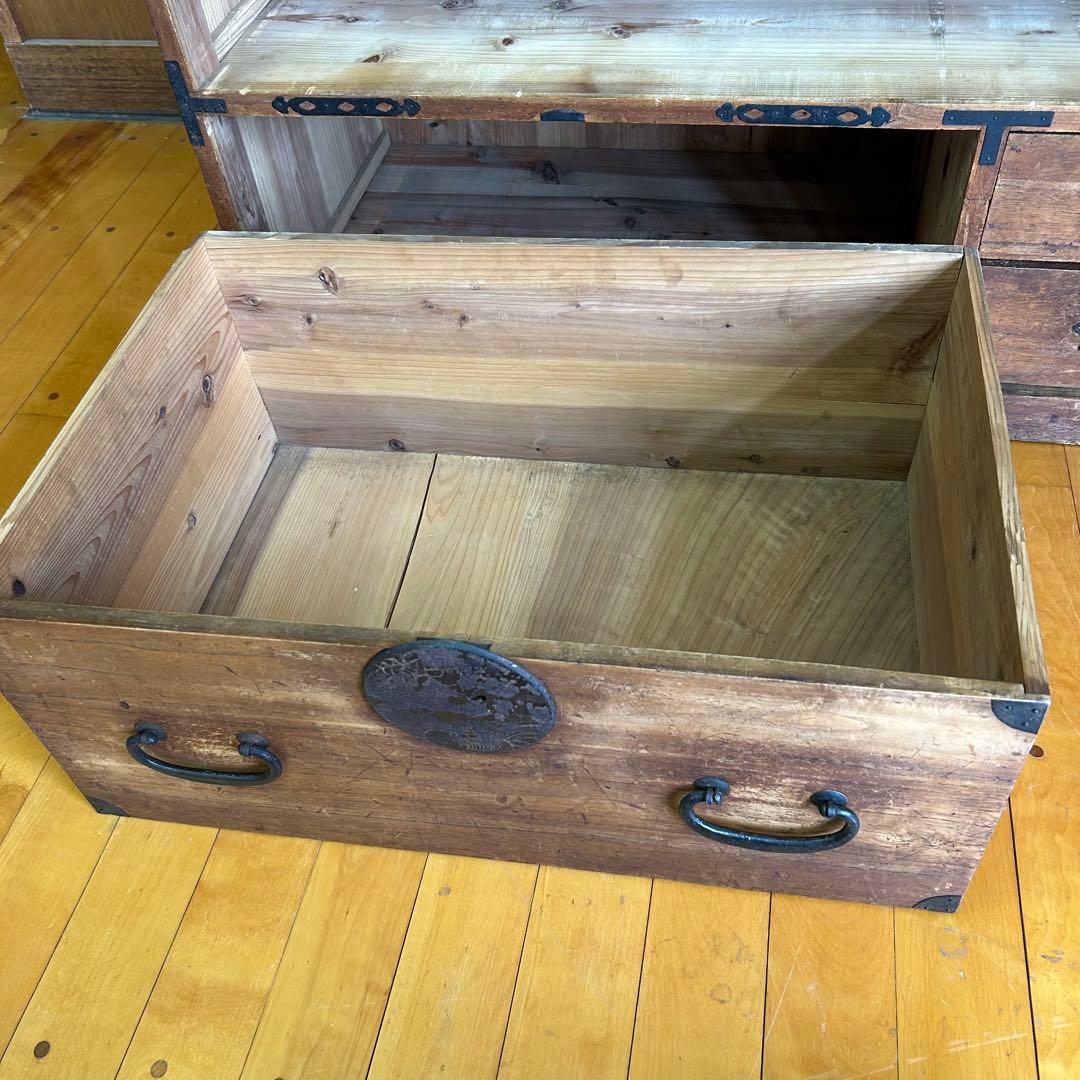 古箪笥(たんす) 棚 店舗什器 B